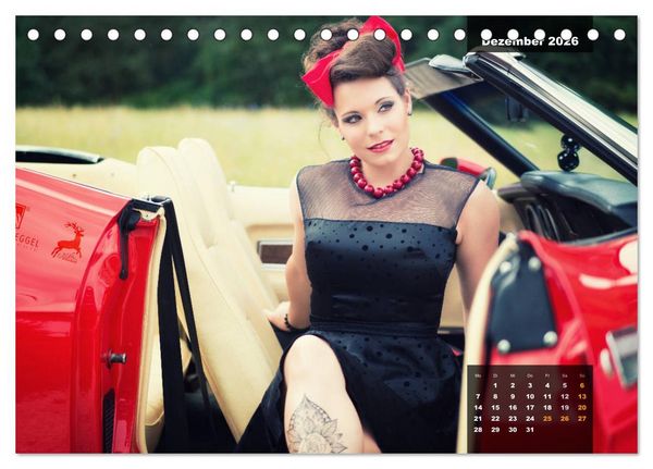 Produktbild: Rockabilly - Back to the 50s (Tischkalender 2026 DIN A5 quer), CALVENDO Monatskalender