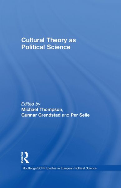 Produktbild: Cultural Theory as Political Science