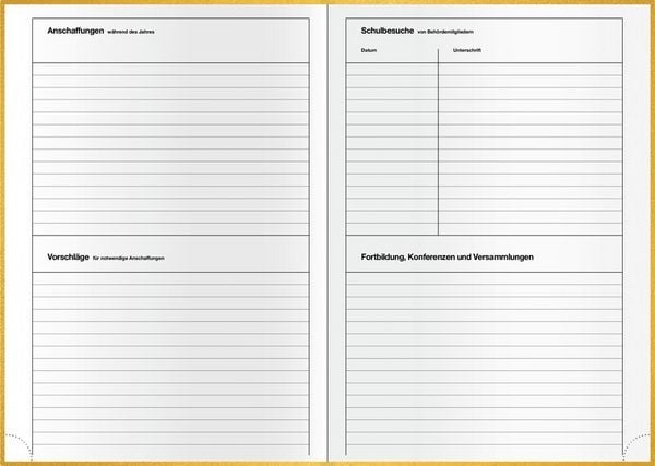 Produktbild: Vorbereitungsheft C5 gold
