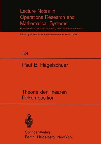 Produktbild: Theorie der linearen Dekomposition