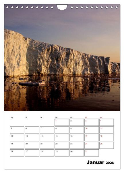 Produktbild: Die Eisberge von Ilulissat (Wandkalender 2026 DIN A4 hoch), CALVENDO Monatskalender
