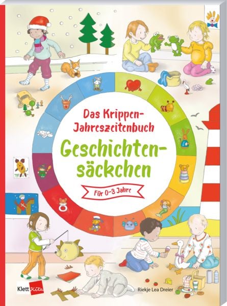 Produktbild: Das Krippen-Jahreszeitenbuch: Geschichtens&auml;ckchen