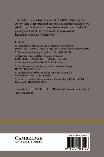 Produktbild: Advances in Econometrics