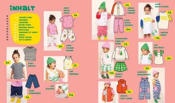 Produktbild: Fashion Fruits &ndash; N&auml;hen f&uuml;r Kids! 15 Teile, eine Kollektion: Sag Tsch&uuml;ss zur Fast Fashion!