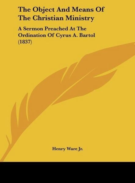 Produktbild: The Object And Means Of The Christian Ministry