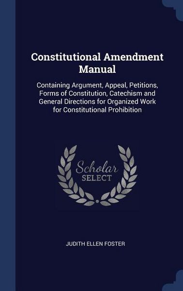 Produktbild: Constitutional Amendment Manual