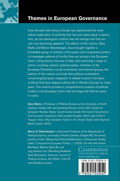 Produktbild: European Integration and Political Conflict