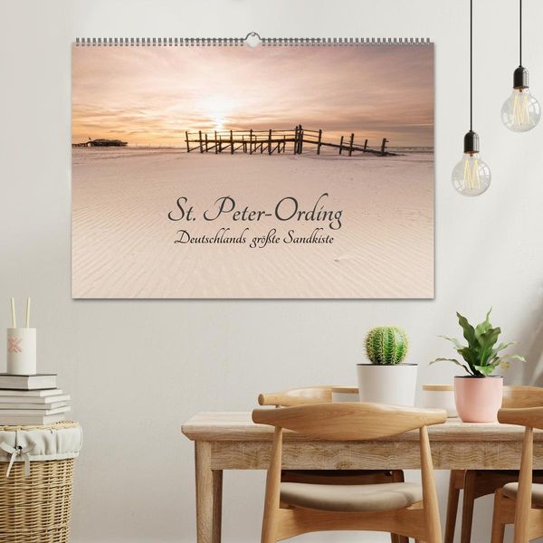 Produktbild: St. Peter-Ording. Deutschlands gr&ouml;&szlig;te Sandkiste (Wandkalender 2026 DIN A2 quer), CALVENDO Monatskalender