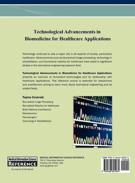 Produktbild: Technological Advancements in Biomedicine for Healthcare Applications