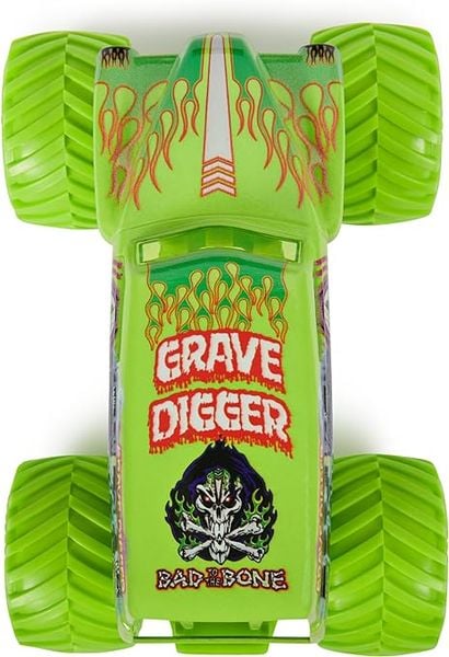 Produktbild: Monster Jam, offizieller Grave Digger Monster Truck, detailreiches Metall-Spritzguss-Fahrzeug im Ma&szlig;stab 1:24, Spielzeug f&uuml;r Kinder ab 4 Jahren