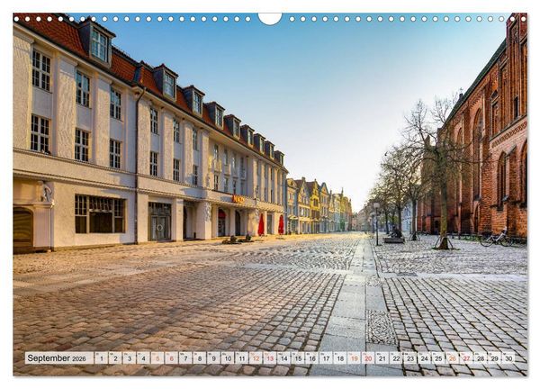 Produktbild: G&uuml;strow Impressionen (Wandkalender 2026 DIN A3 quer), CALVENDO Monatskalender