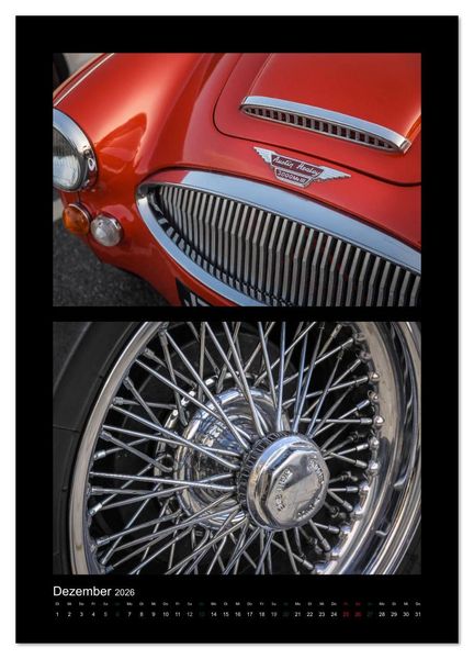 Produktbild: Klassische Oldtimer (Wandkalender 2026 DIN A2 hoch), CALVENDO Monatskalender