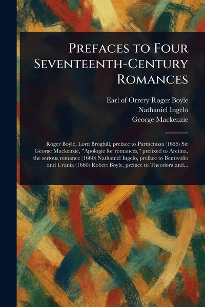Produktbild: Prefaces to Four Seventeenth-Century Romances