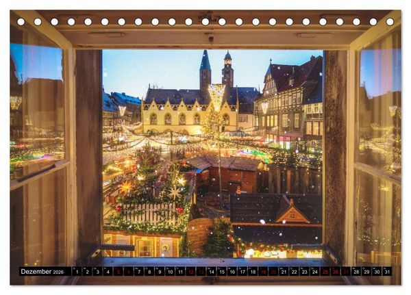 Produktbild: Weltkulturerbe Goslar (Tischkalender 2026 DIN A5 quer), CALVENDO Monatskalender