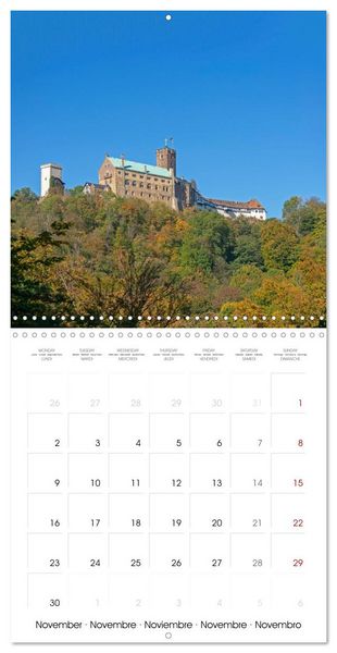 Produktbild: Romantic Castles and Palaces in Germany (Wall Calendar 2026 12 &times; 12 Inch) CALVENDO 12 Month Wall Calendar