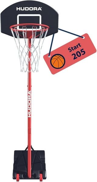 Produktbild: HUDORA 71640 - Basketballst&auml;nder Start 205, red, transportabel