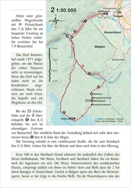 Produktbild: Belgische Ardennen 27 Wanderungen durch Flusst&auml;ler, Moore und W&auml;lder