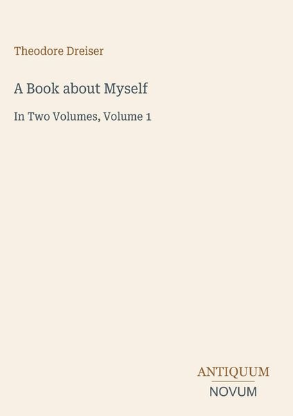 Produktbild: A Book about Myself
