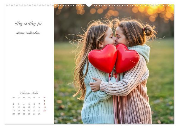 Produktbild: Schwesterzeit - Mit dir ist jeder Tag besonders (Wandkalender 2026 DIN A2 quer), CALVENDO Monatskalender