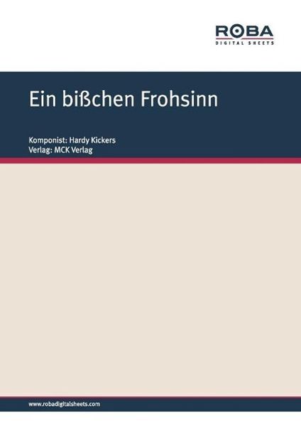 Produktbild: Ein bi&szlig;chen Frohsinn