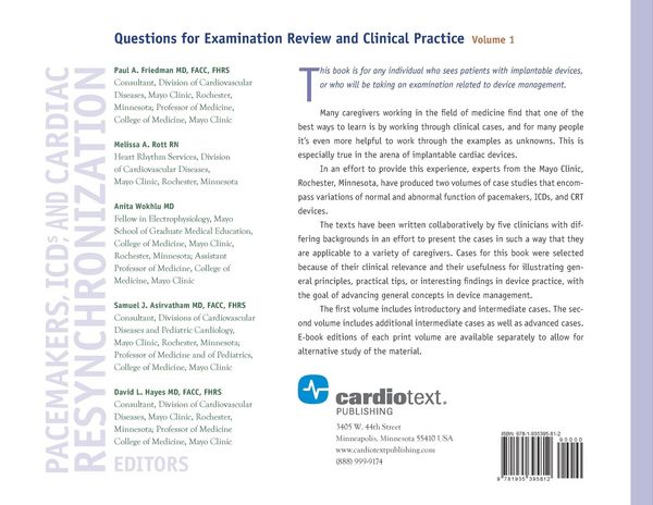 Produktbild: A Case-Based Approach to Pacemakers, ICDs, and Cardiac Resynchronization, Vol. 1