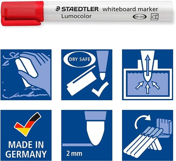 STAEDTLER Whiteboardmarker Lumocolor 8er Set