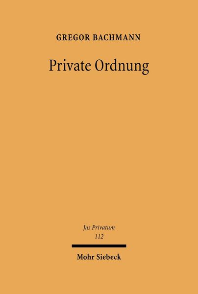 Produktbild: Private Ordnung