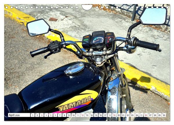 Produktbild: Zweirad Nostalgie - YAMAHA in Kuba (Wandkalender 2026 DIN A4 quer), CALVENDO Monatskalender