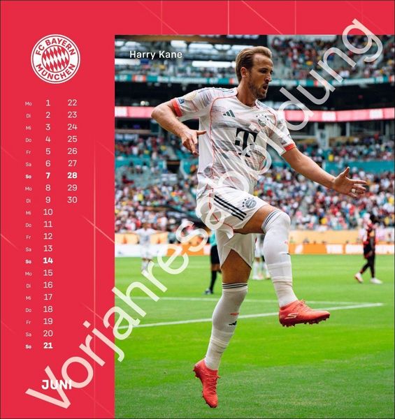 Produktbild: FC Bayern M&uuml;nchen Postkartenkalender 2027