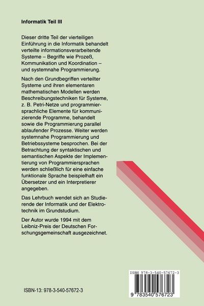 Produktbild: Informatik. Eine grundlegende Einf&uuml;hrung