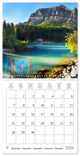 Produktbild: Canada, National Parks Road Trip (Wall Calendar 2026 12 &times; 12 Inch) CALVENDO 12 Month Wall Calendar