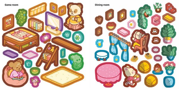 Produktbild: Cute & Cozy Sticker Rooms: Happy Homes