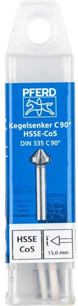 Produktbild: PFERD TOOLS KES HSSE DIN 335 C90&deg; 15,0 25202133 Kegelsenker 15mm HSS 1St.