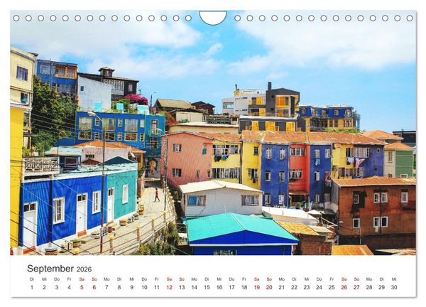 Produktbild: Chile - Das langgestreckte Land. (Wandkalender 2026 DIN A4 quer), CALVENDO Monatskalender