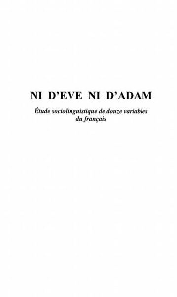 Produktbild: Nid'eve Ni D'adam