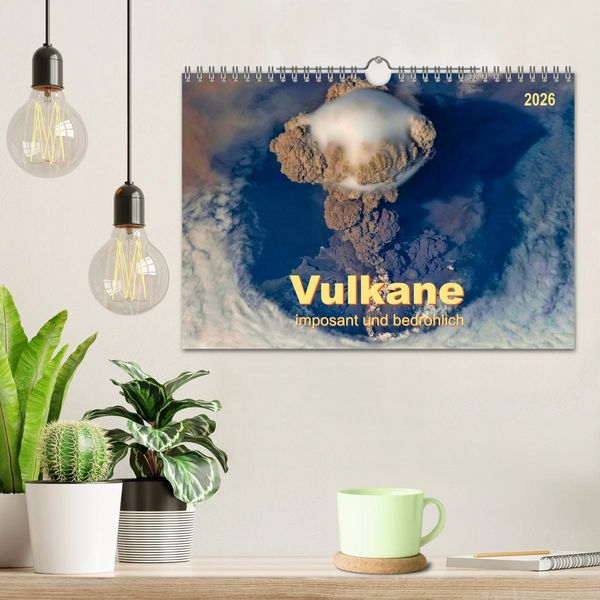 Produktbild: Vulkane - imposant und bedrohlich (Wandkalender 2026 DIN A4 quer), CALVENDO Monatskalender