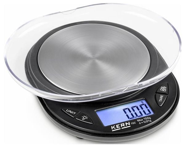 Produktbild: Kern Taschenwaage TGC 150-2 W&auml;gebereich (max.) 150 g Ablesbarkeit 0.01 g batteriebetrieben Mehrfarbig