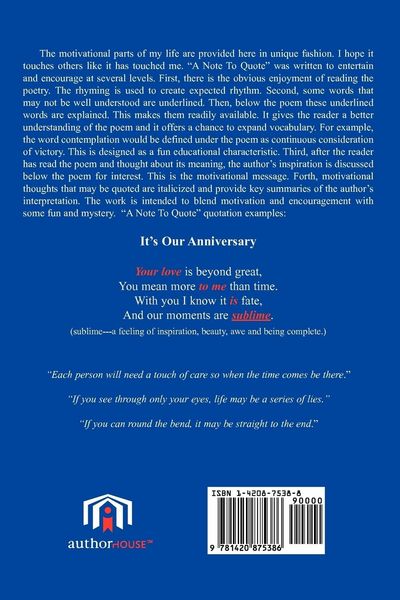 Produktbild: A Note To Quote