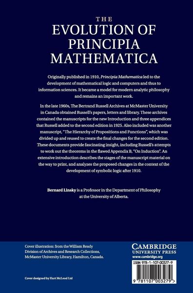 Produktbild: The Evolution of Principia Mathematica