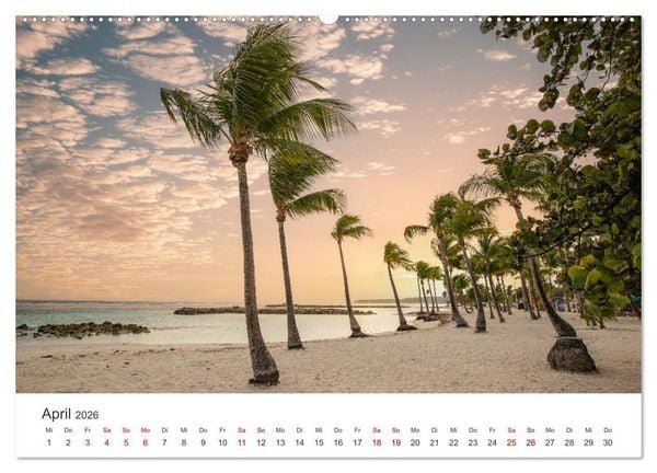 Produktbild: Guadeloupe, Trauminsel der Franz&ouml;sische Antillen (Wandkalender 2026 DIN A2 quer), CALVENDO Monatskalender