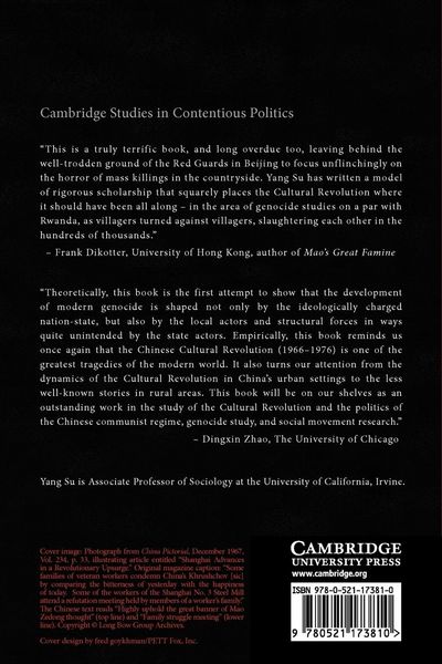 Produktbild: Collective Killings in Rural China During the Cultural Revolution