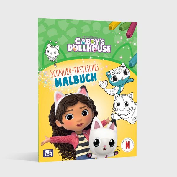 Produktbild: Gabby's Dollhouse: Schnurr-tastisches Malbuch