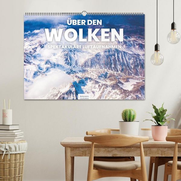 Produktbild: &Uuml;ber den Wolken - Spektakul&auml;re Luftaufnahmen (Wandkalender 2026 DIN A2 quer), CALVENDO Monatskalender