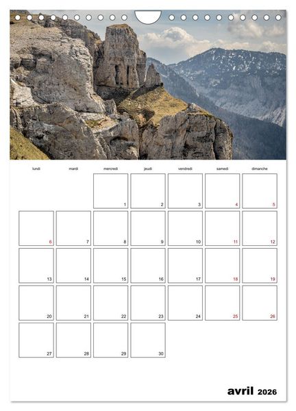 Produktbild: Le sud du Vercors, paysages (Calendrier mural 2026 DIN A4 horizontal), CALVENDO calendrier mensuel
