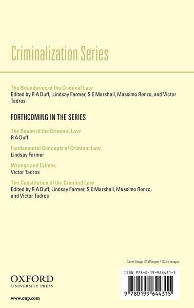 Produktbild: The Structures of the Criminal Law