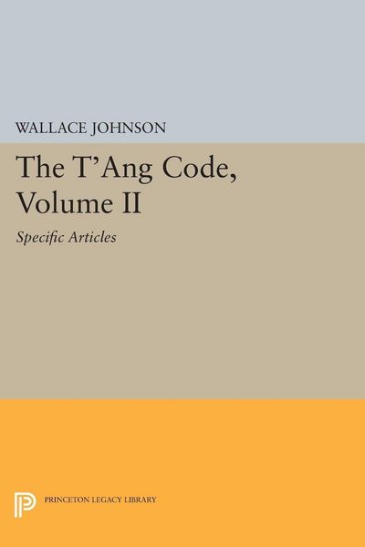 Produktbild: The T'ang Code, Volume II