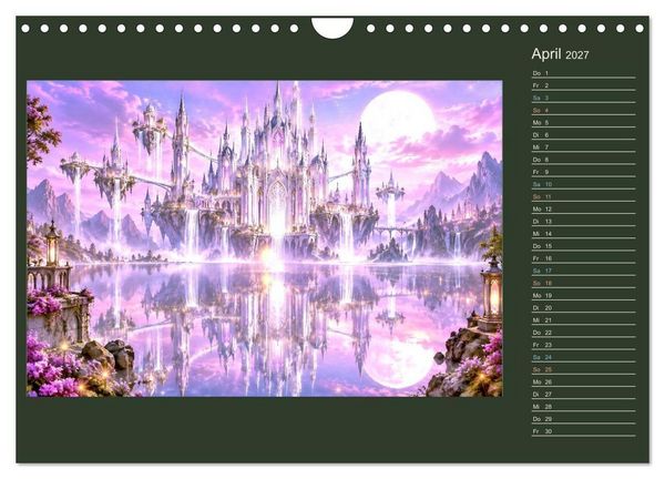 Produktbild: M&auml;rchenh&auml;user von morgen (Wandkalender 2027 DIN A4 quer), CALVENDO Monatskalender