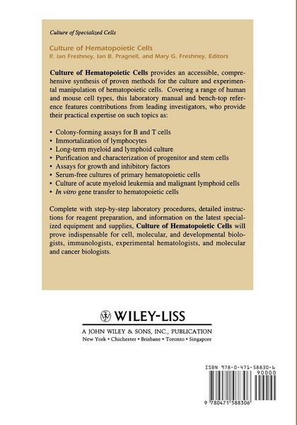 Produktbild: Culture of Hematopoietic Cells