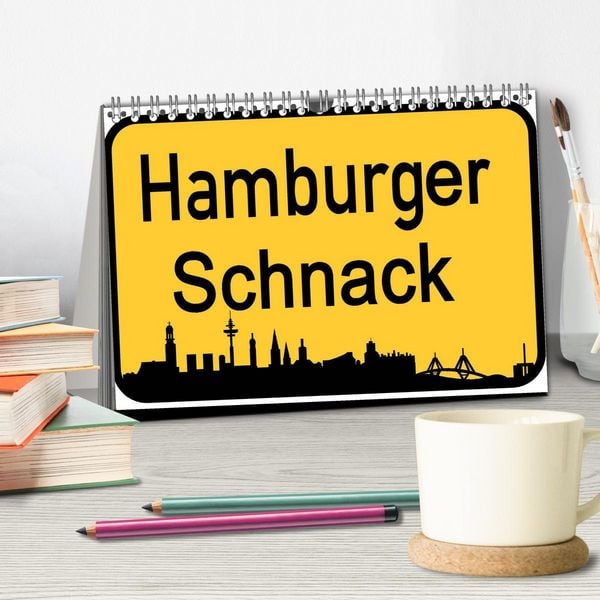 Produktbild: Hamburger Schnack (Tischkalender 2026 DIN A5 quer), CALVENDO Monatskalender