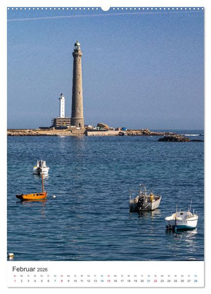 Produktbild: Leuchtturm-Legenden im Westen der Bretagne (hochwertiger Premium Wandkalender 2026 DIN A2 hoch), Kunstdruck in Hochglanz